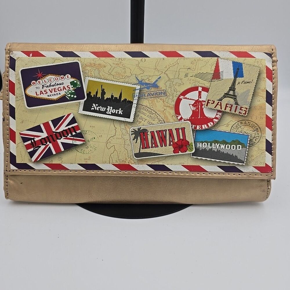 Miamica File & Fly See the World Travel Document Organizer Wallet